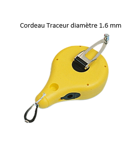 Cordeau cordex transparent 30m fil 1,5mm tresse